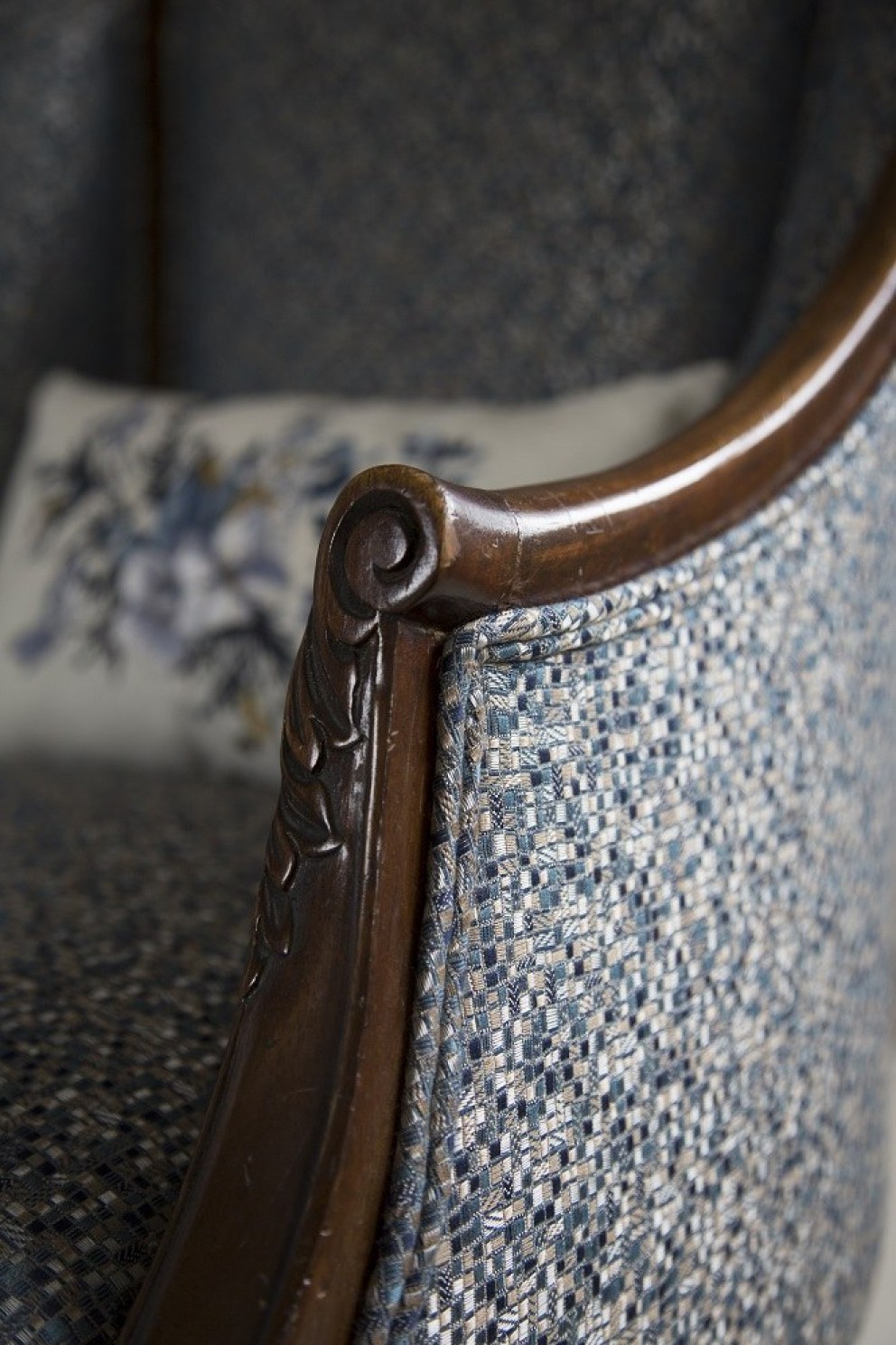 Arts & Crafts House - Family Home in Sevenoaks | Master Bedroom Chair Detail 2 | Interior Designers
